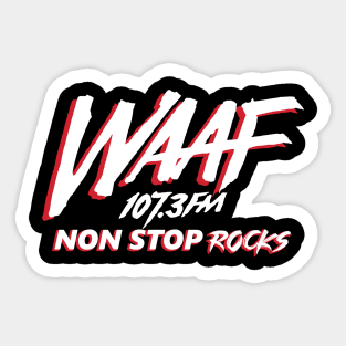 waaf non stop rock Sticker